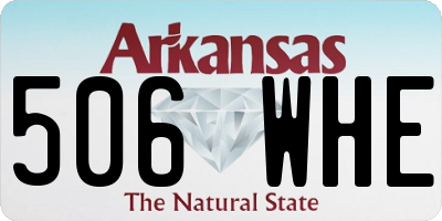 AR license plate 506WHE