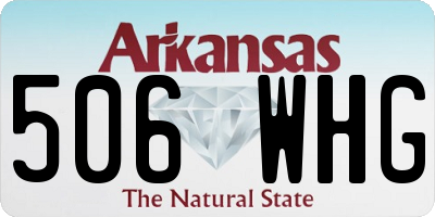AR license plate 506WHG