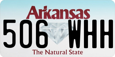 AR license plate 506WHH