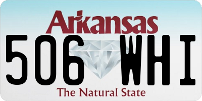 AR license plate 506WHI