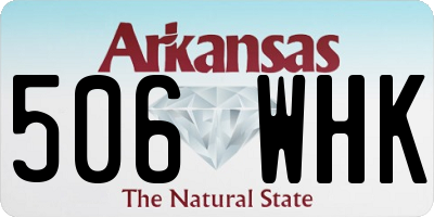 AR license plate 506WHK