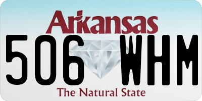 AR license plate 506WHM