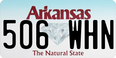 AR license plate 506WHN