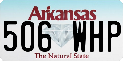 AR license plate 506WHP