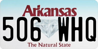 AR license plate 506WHQ