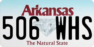 AR license plate 506WHS