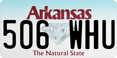 AR license plate 506WHU