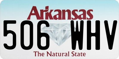 AR license plate 506WHV