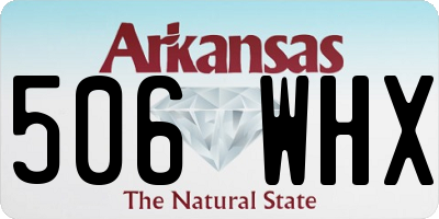 AR license plate 506WHX