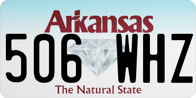 AR license plate 506WHZ