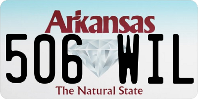 AR license plate 506WIL