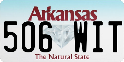 AR license plate 506WIT