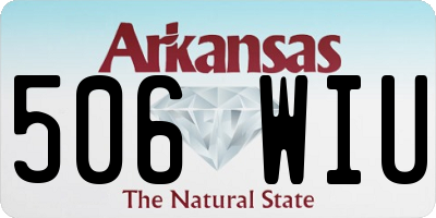 AR license plate 506WIU