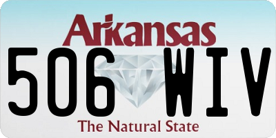 AR license plate 506WIV