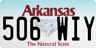 AR license plate 506WIY