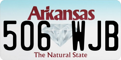 AR license plate 506WJB
