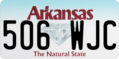 AR license plate 506WJC
