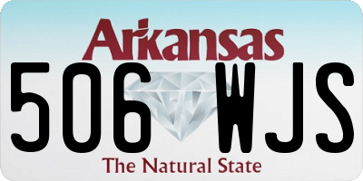 AR license plate 506WJS