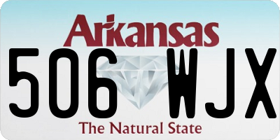 AR license plate 506WJX