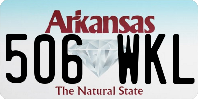 AR license plate 506WKL