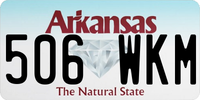 AR license plate 506WKM