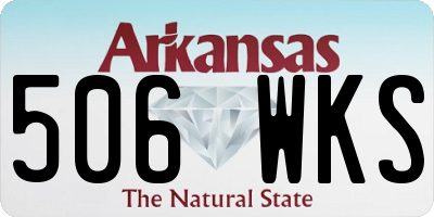 AR license plate 506WKS