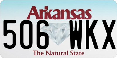 AR license plate 506WKX