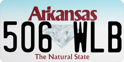 AR license plate 506WLB