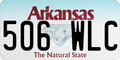 AR license plate 506WLC
