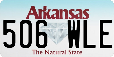 AR license plate 506WLE