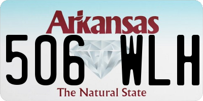AR license plate 506WLH