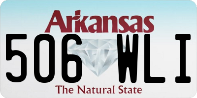 AR license plate 506WLI