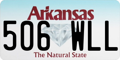 AR license plate 506WLL