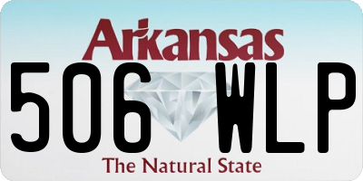 AR license plate 506WLP