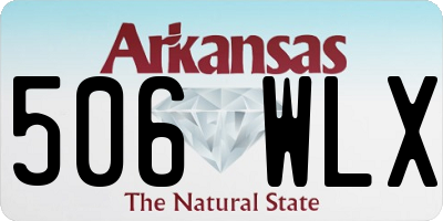 AR license plate 506WLX