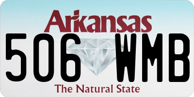AR license plate 506WMB