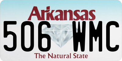 AR license plate 506WMC