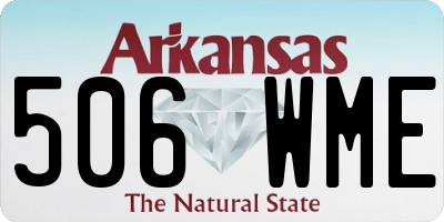 AR license plate 506WME