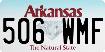 AR license plate 506WMF