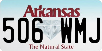 AR license plate 506WMJ