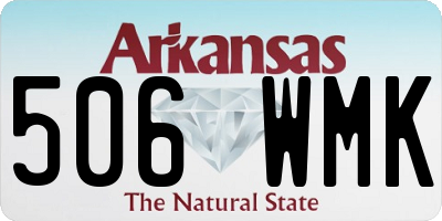 AR license plate 506WMK