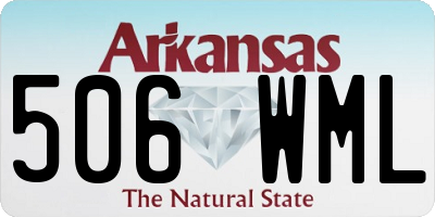 AR license plate 506WML