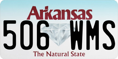 AR license plate 506WMS