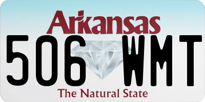 AR license plate 506WMT
