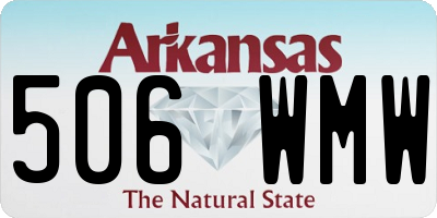 AR license plate 506WMW