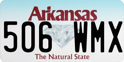 AR license plate 506WMX