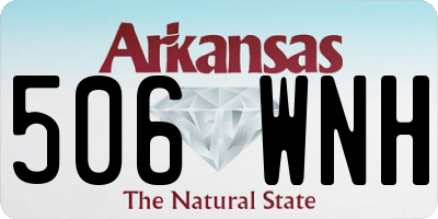 AR license plate 506WNH