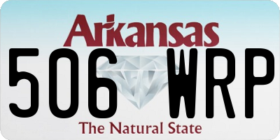 AR license plate 506WRP