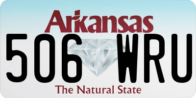 AR license plate 506WRU