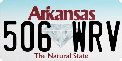 AR license plate 506WRV